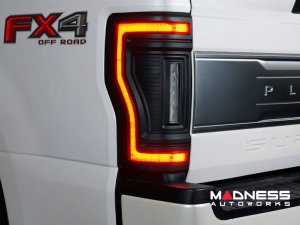 Ford Super Duty Tail Lights - Flush Mount - Oracle - LED - Red
